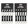 TAC MAVEN 7 mm aluminiumkarbinhakar 5-pack utomhuscampingnyckelklämmor