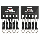 Pentagon Tactical 5mm aluminium karbinhake Clips 5 Pack Outdoor Camping Nyckelring
