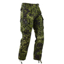 TACGEAR Danish Military style M84 camo ripstop cargo combat pants with reinforced knees and adjustable ankle drawstrings