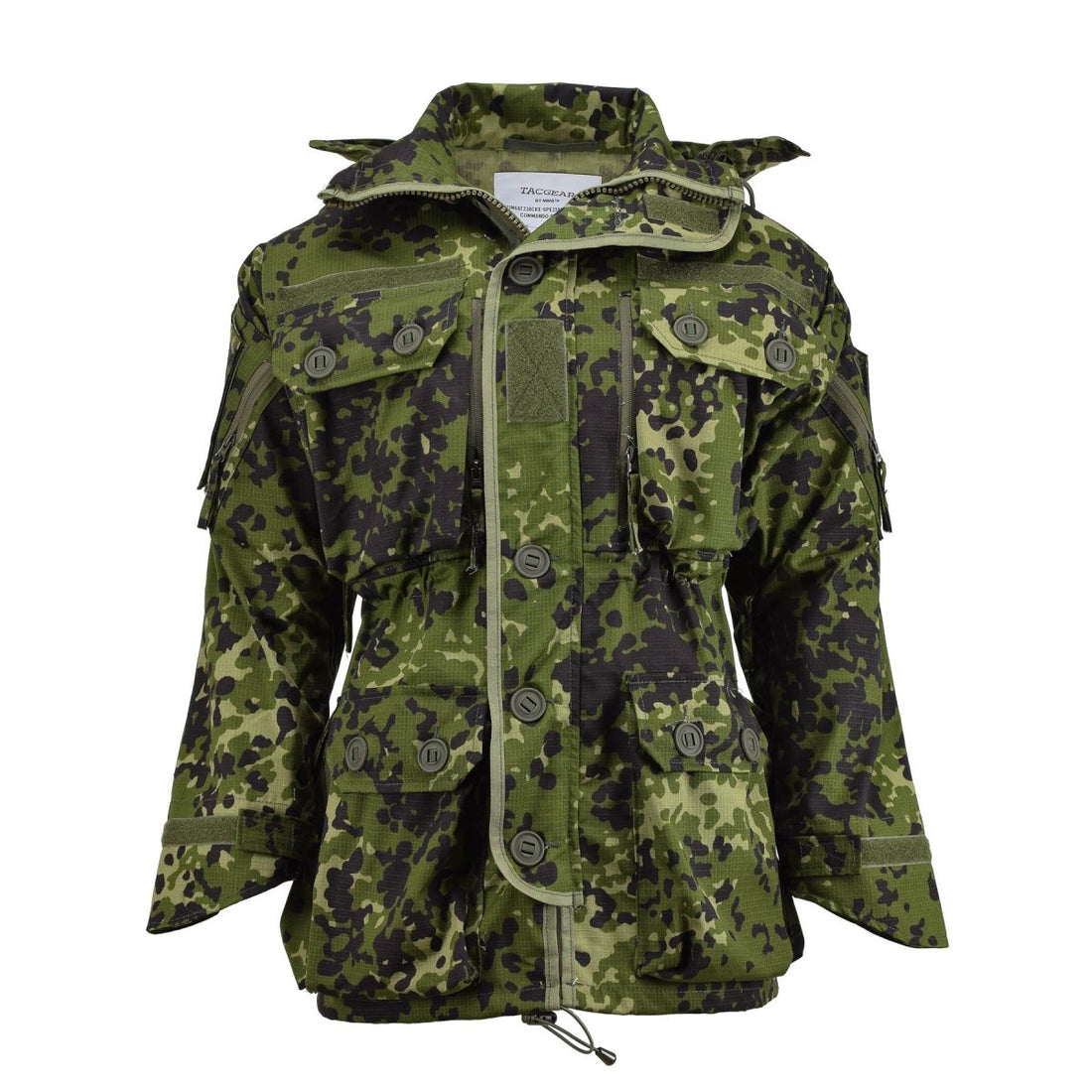 TACGEAR -märke dansk militär stil smock jacka ripstop commando m84 kamouflage