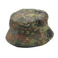 Tacgear Brand German Army Style Boonie Hat Flecktran Camo Ripstop Bucket Hat