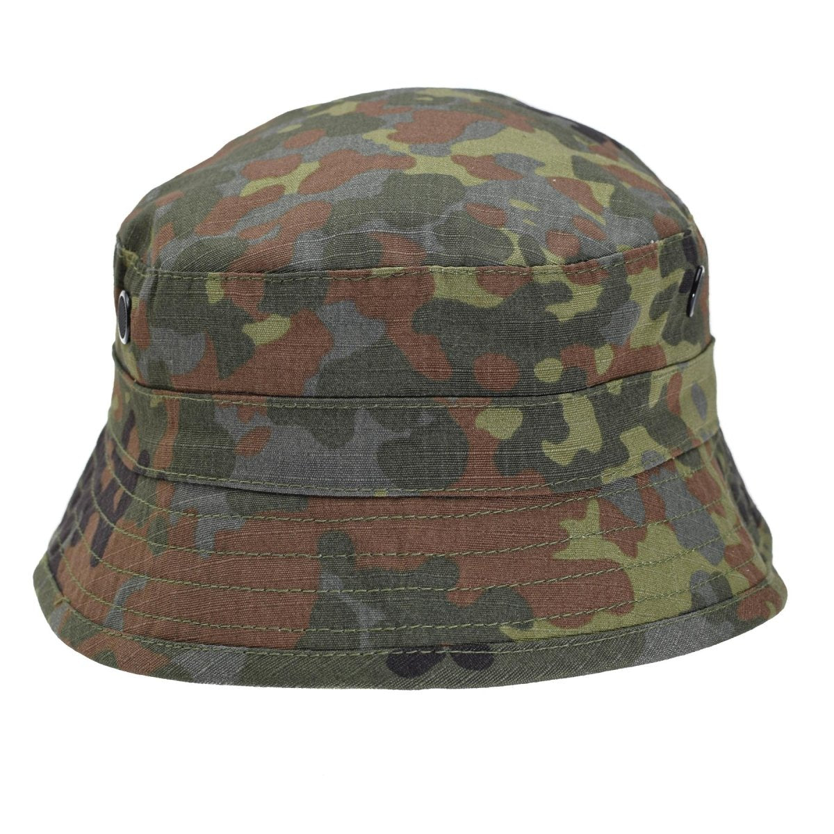 Tacgear Brand German Army Style Boonie Hat Flecktran Camo Ripstop Bucket Hat