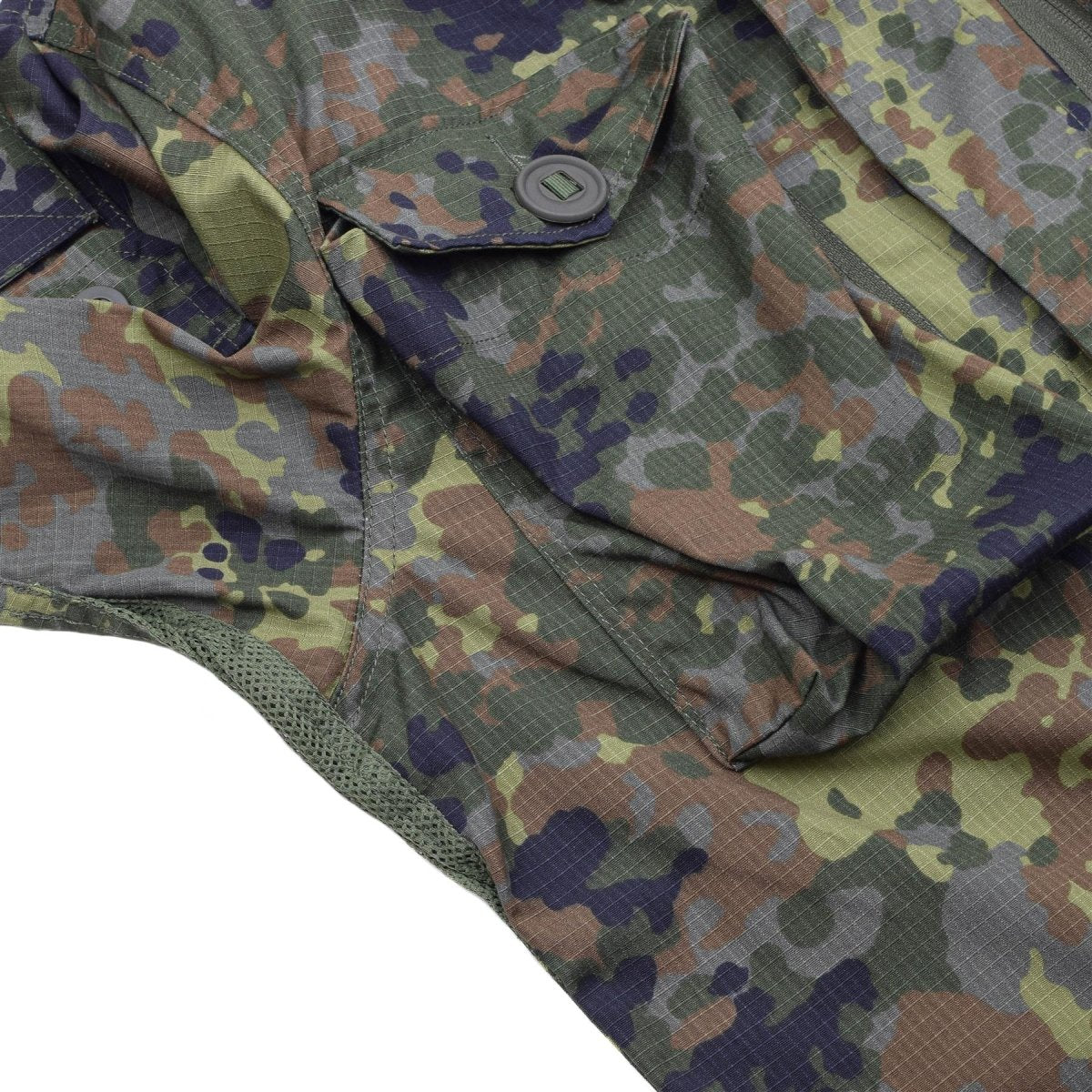 Tacgear Brand tysk militär stil fältjacka kommandot trupper flecktarn camo