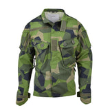 TACGEAR Brand Swedish Military style commando field jacka splinter camo shirts
