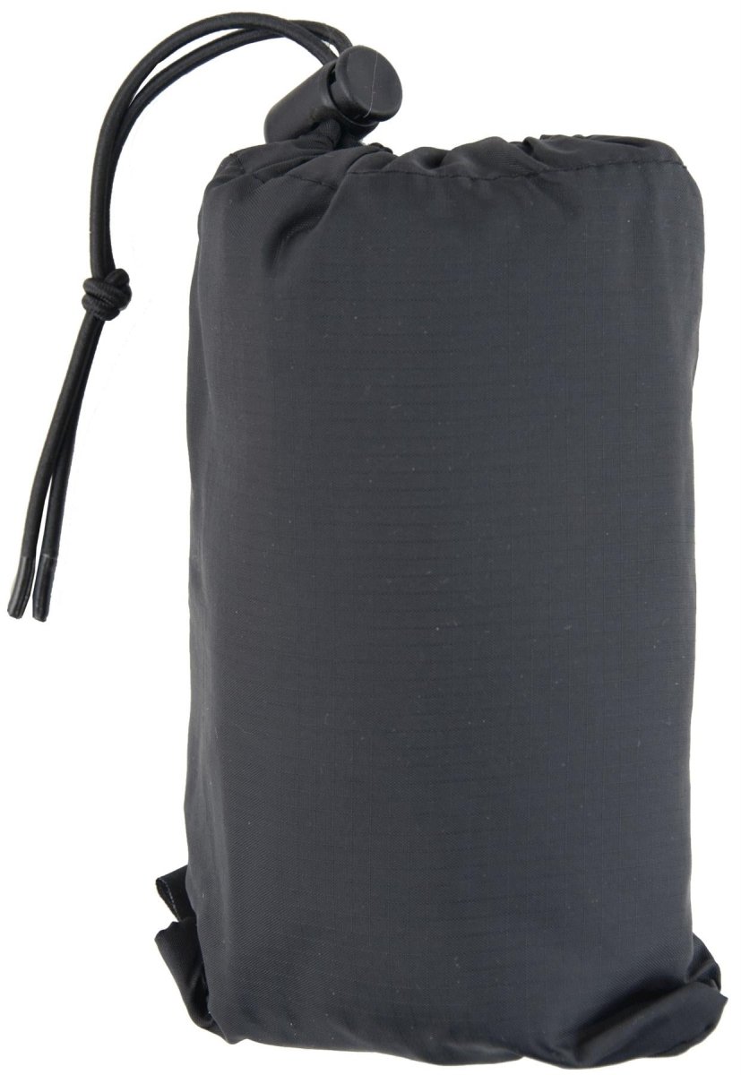 TACGEAR Märke vindtröja svart lätt camping vandring utomhus ripstop smock