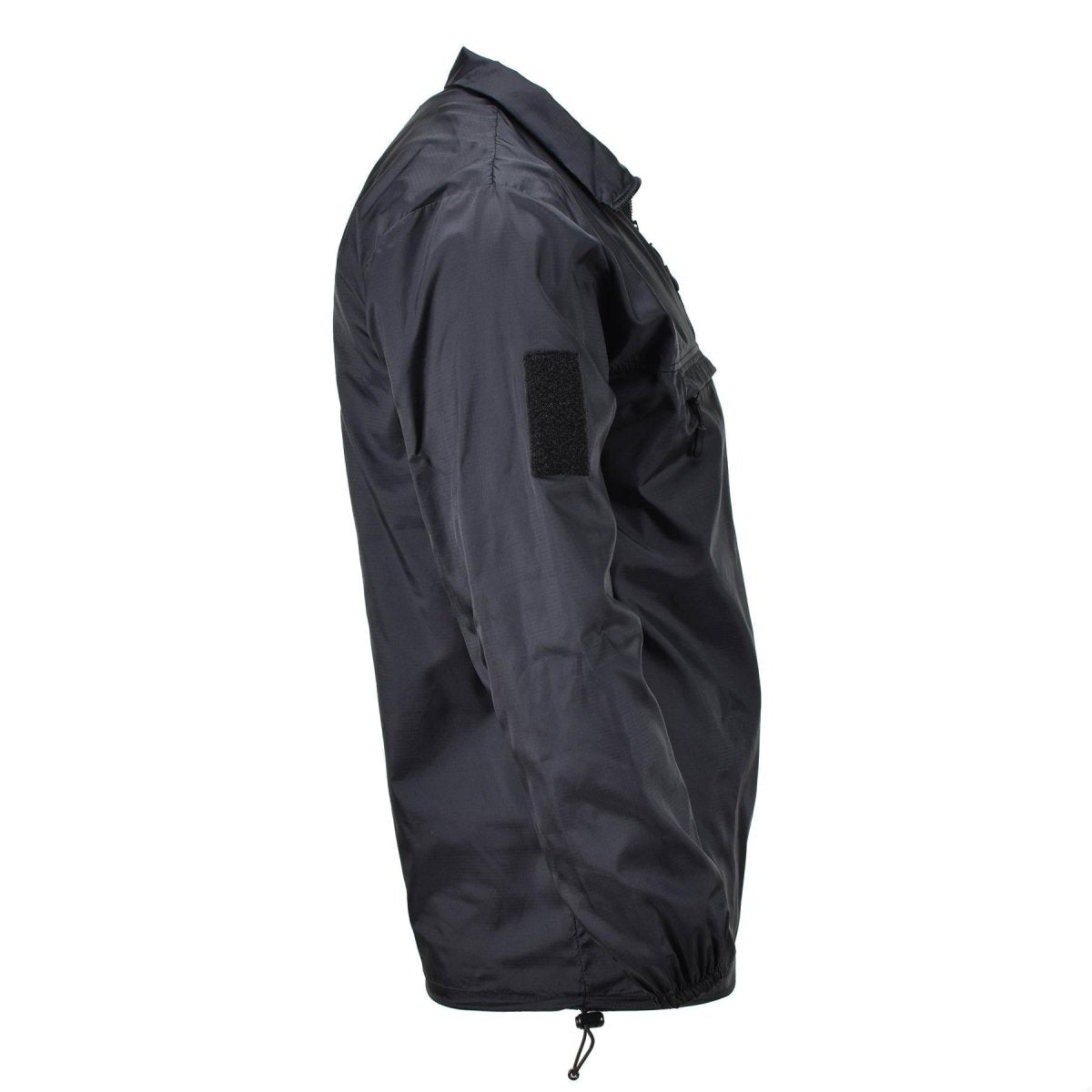 TACGEAR Märke vindtröja svart lätt camping vandring utomhus ripstop smock