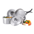 Tatonka Camping Cooking Set rostfritt stål Hållbart utomhusbrandkompaktpanna