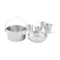 Tatonka Mini Set II Compact Camping Cookware Kit 6 st rostfritt utomhuslagning