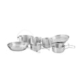 Tatonka Picnic Set II 8st Compact Camping Cookware vandringskat kit Pan Pan Bowl