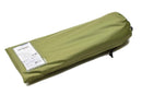 Tatonka olive green waterproof lightweight tent trap shelter rain cover packed in carrying bag.