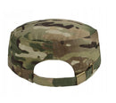 Back view of TEXAR Multicam Patrol Cap with adjustable strap in camouflage pattern for tactical use