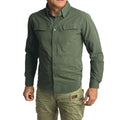 Texar Long-Sleeve Military Shirt Slim Fit Dålig plagg Klassiska armétröjor