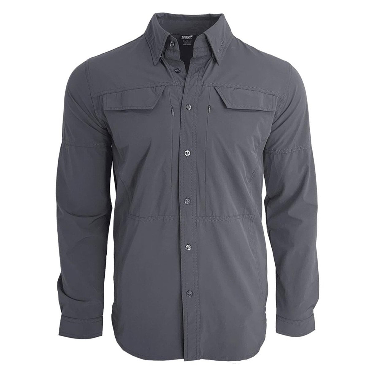 Texar Long-Sleeve Military Shirt Slim Fit Dålig plagg Klassiska armétröjor