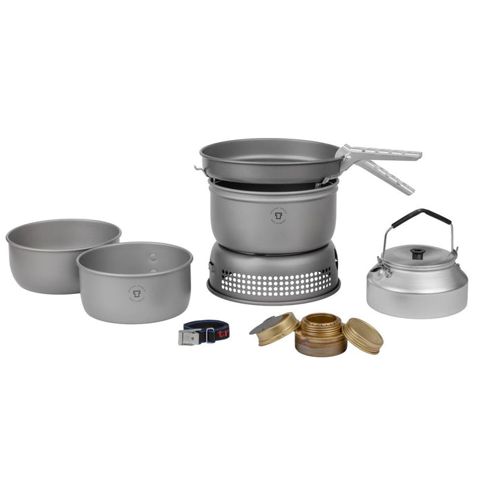 Trangia lätta aluminium kompakt spis set matlagning camping köksredskap utomhus - GoMilitar