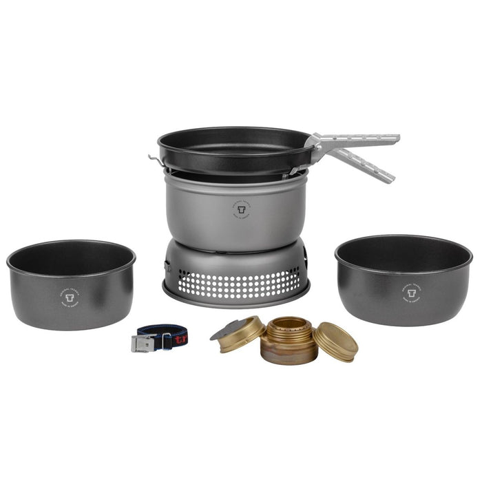 Trangia lätta aluminium bränslebrännare kompakt spis set kokkärl camping - GoMilitar