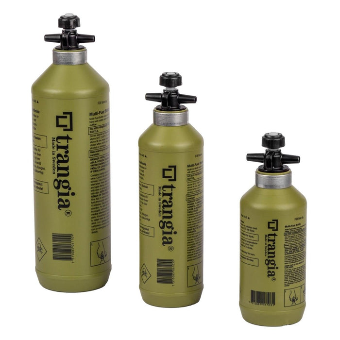 Trangia flytande bränsle flaska bensin brännare polyeten kolv utomhus vandring Olive - GoMilitar