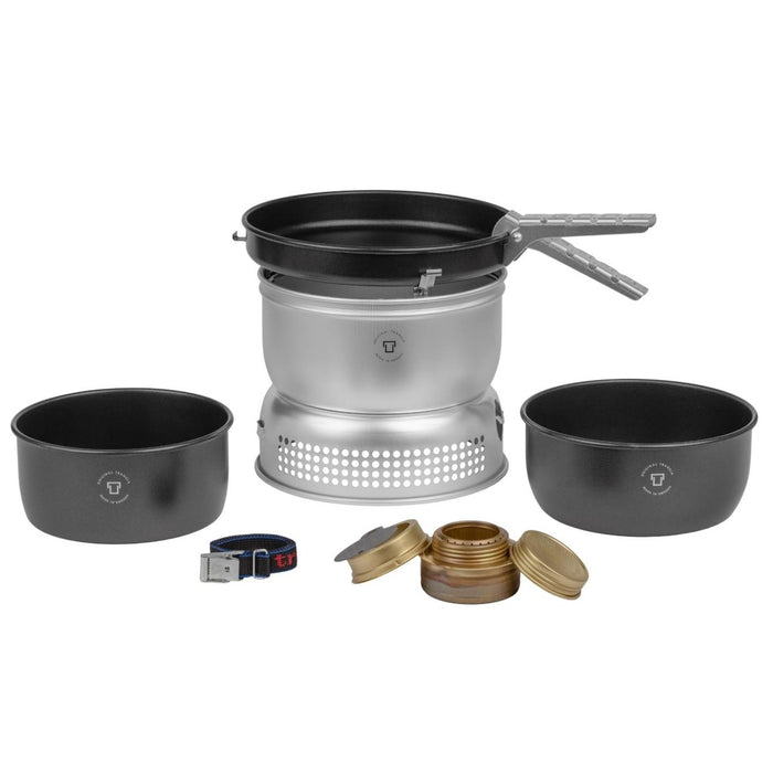 Trangia utomhuskoksystem spis set flytande bränsle brännare non-stick stekpanna - GoMilitar