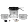 Trangia spis uppsättning 1,75L Pot Pan Aluminum Ultralight utomhus vandringssats
