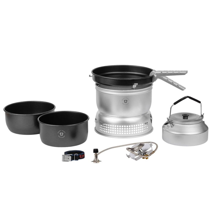Trangia spis set matlagning utomhus kompakt kit aluminium non-stick pannor vattenkokare - GoMilitar