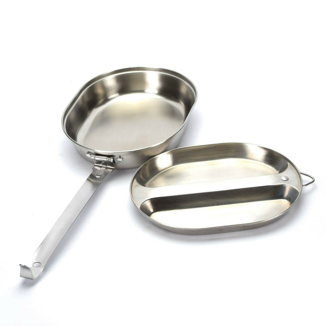 US Army Mess Kit rostfritt stål Militära mess tins us stil äta redskap nya