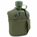 U.S. Army Style Canteen M1 Vattenflaska med Cover Cup & Alice Clips US Military