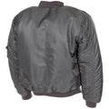 U.S. Army Style Jacket MA1 Air Forces Troops Bomber Urban Grey Windproof Puffer