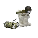 Vintage Swedish Military Army Head Lamp Head Torch ficklampa Ny