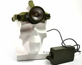 Vintage Swedish Sweden Military Army Head Lamp Head Torch ficklampa