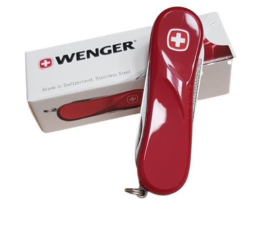 Wenger Evolution 80 Compact Folding Pocket Knife Swiss Made rostfritt stål nytt