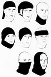 Blochl Brand Army Style Merino Wool Bandana Neck Gaiter Multifunctional OD New