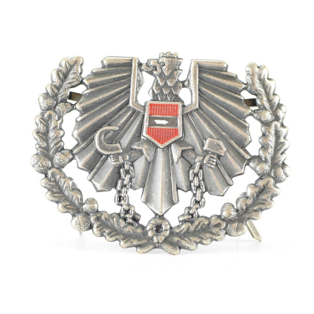Äkta österrikiska armé örnhatt cap baskin pin badge cockade militär Österrike