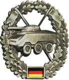 Äkta tyska armébasker Badge Cockade Tank Reconnaissance Troops Armored Force