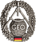 Äkta tyska armé baskerbadge cockade topografisk kraft geografisk tjänst