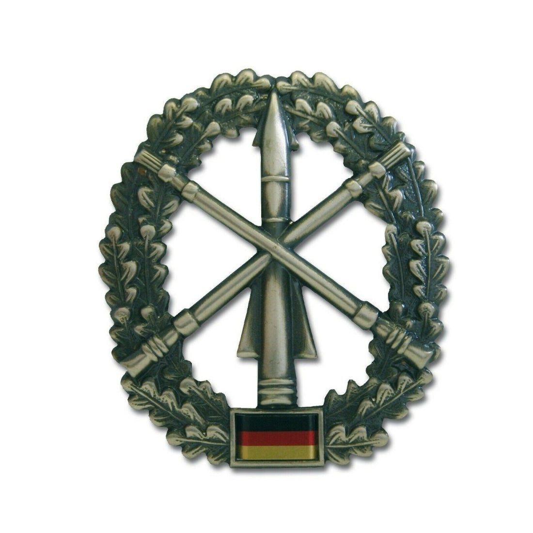 Äkta tyska armébasker Badge Cockade Troop Anti Aircraft Forces Air Defense