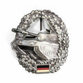 Äkta tyska armé BW Panzer Basker Insignia Badge Tanker Cockade PanzerTruppe