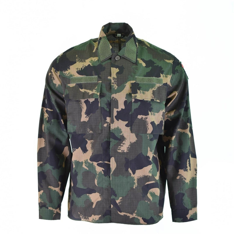 Hungarian army shirt m90 4 color camouflage long sleeve military jacket