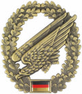Tyska armébasker Badge Cockade Fallschirmjager Paratrooper Airborne Forces